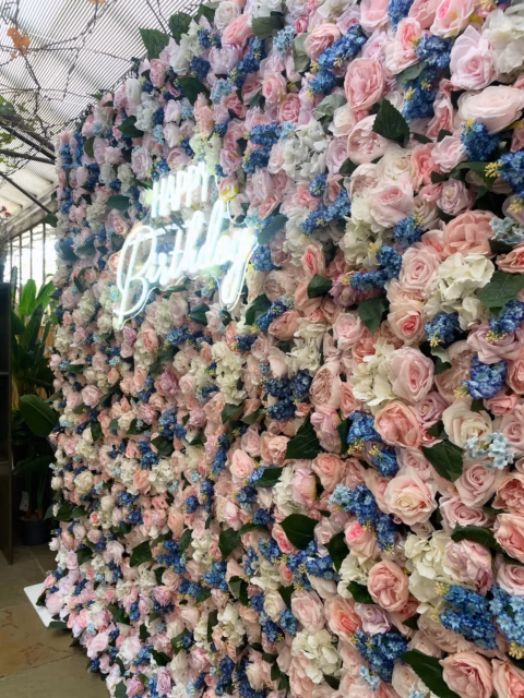 Meet Alice 💗🌸
.
Our latest flower wall for 2026 events has officially arrived - inspired by the pastel elegance of Bridgerton. Layers of blush and lilac roses, white hydrangeas and delicate blue florals create the dreamiest backdrop for birthdays, weddings and luxury events.
.
Delivered, installed and collected by our expert team across the UK.
.
#flowerwallhire #flowerwall #bridgertoninspired #luxuryevents #eventdecor