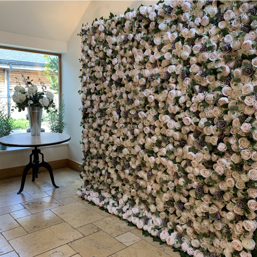 flower wall to hire