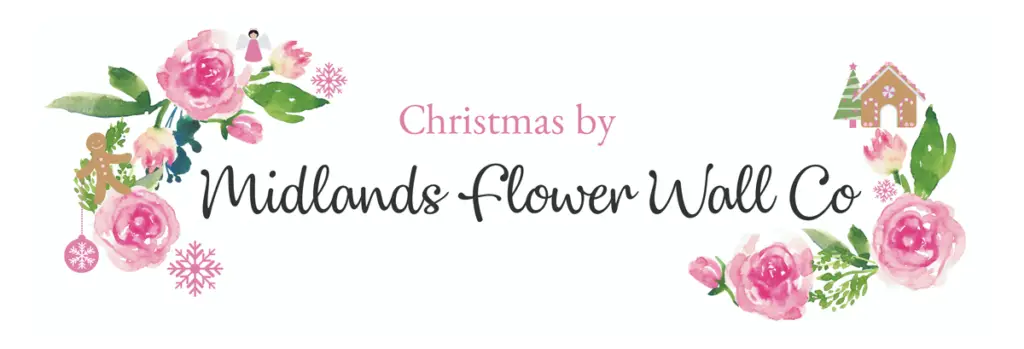 christmas flower wall