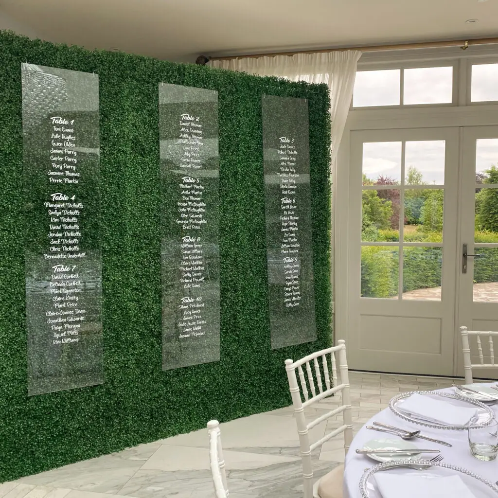 flower wall hire Manchester