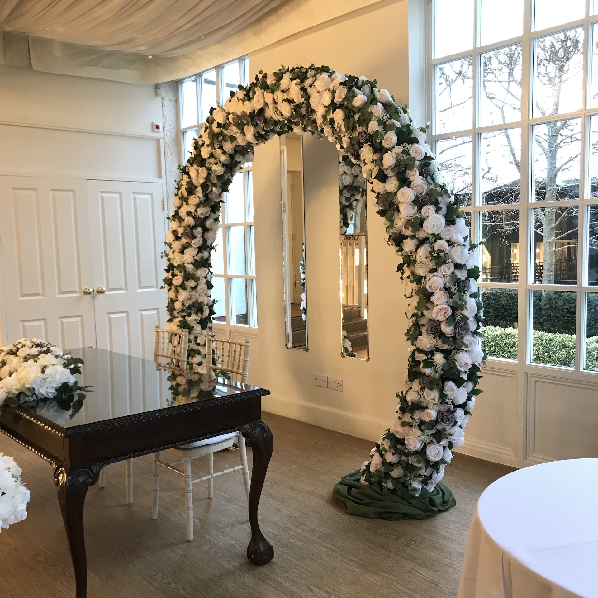 Flower Arch Event Hire Midlands Flower Wall Co