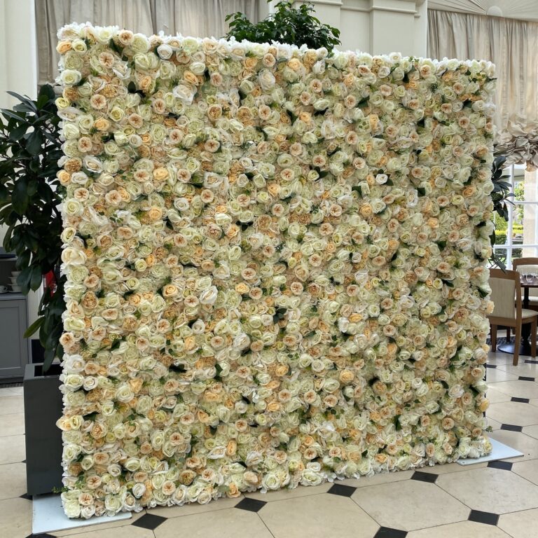 flower wall to hire