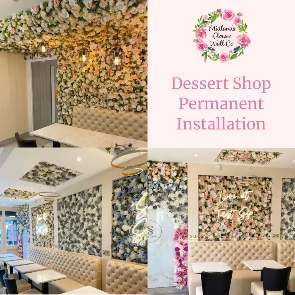 custom flower walls
