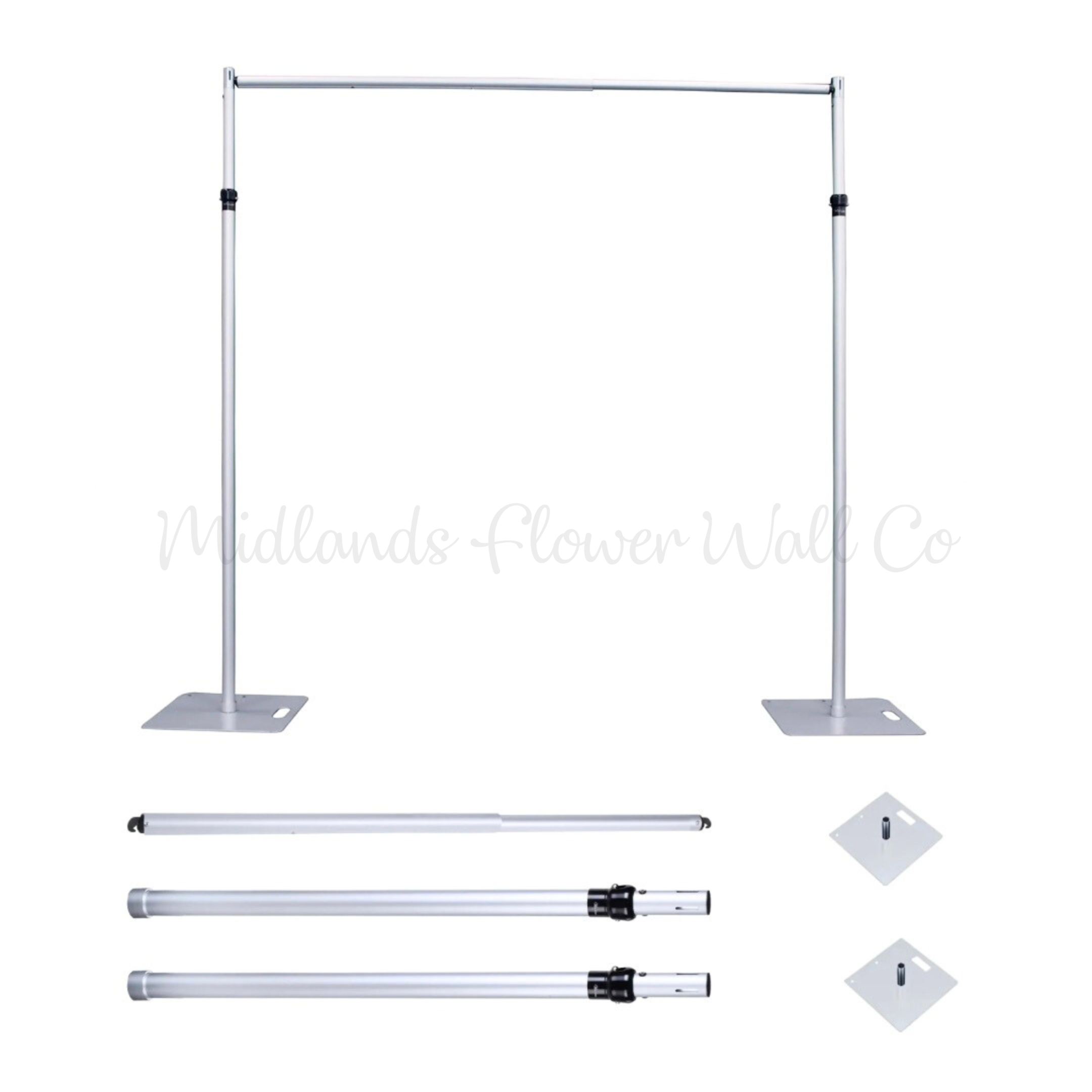 6ft-10ft Telescopic Flower Wall Stand