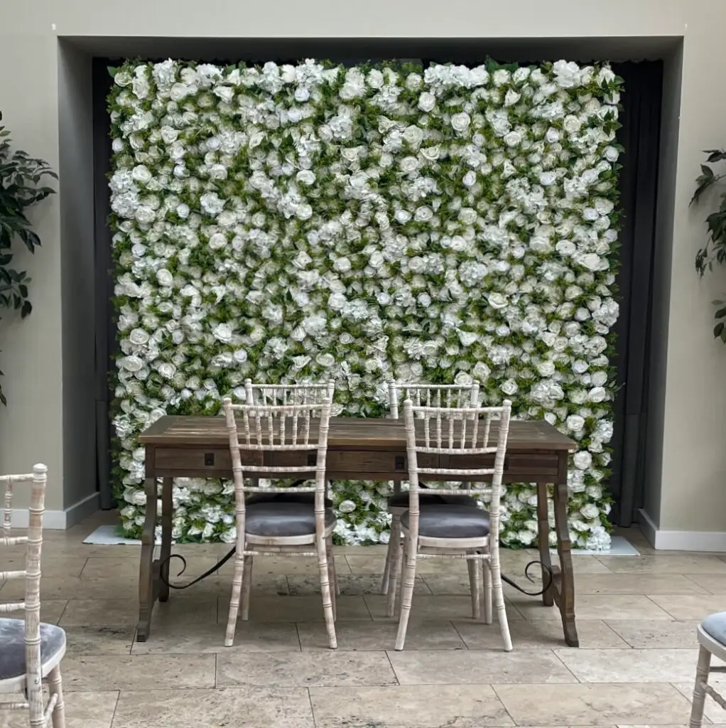 flower wall hire Gloucester