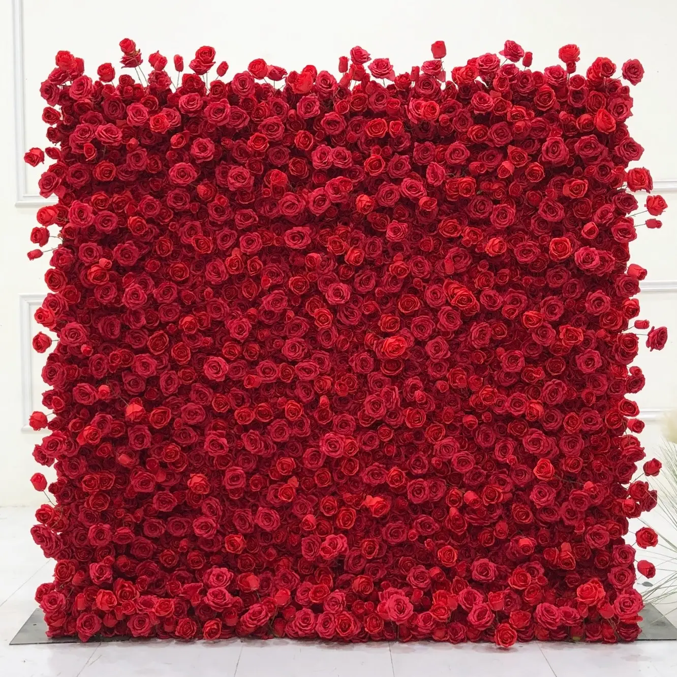red rose wall
