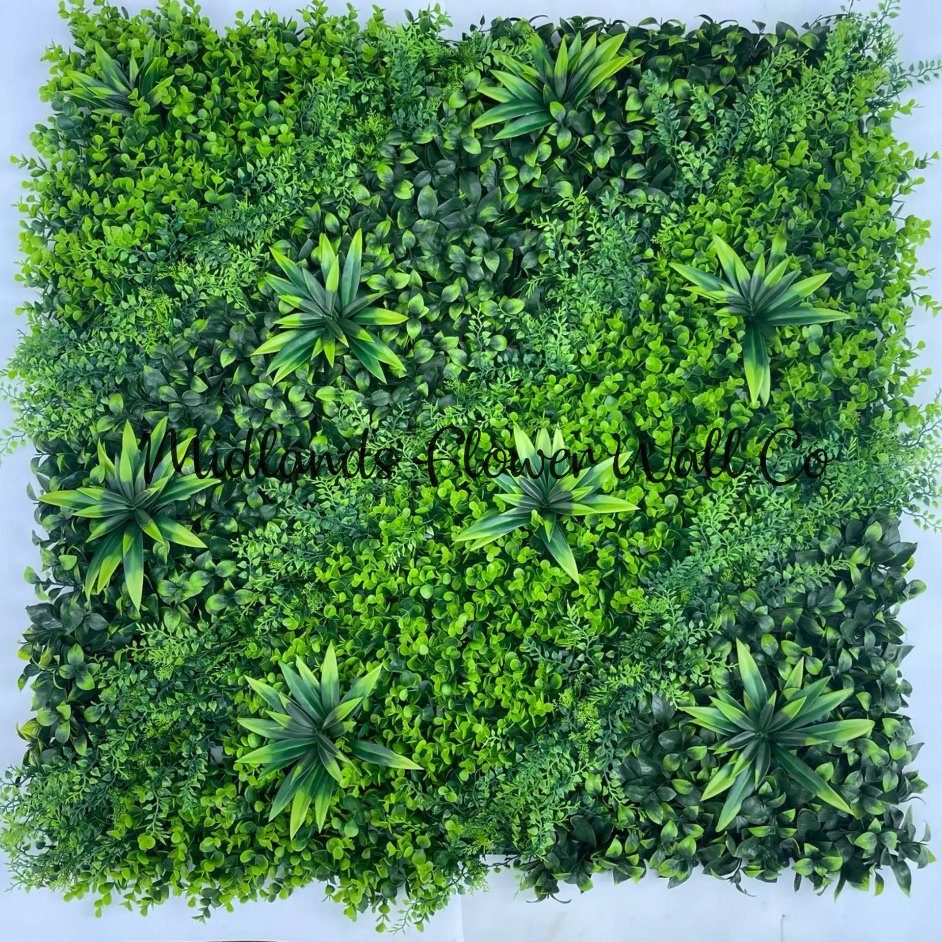 green wall tile