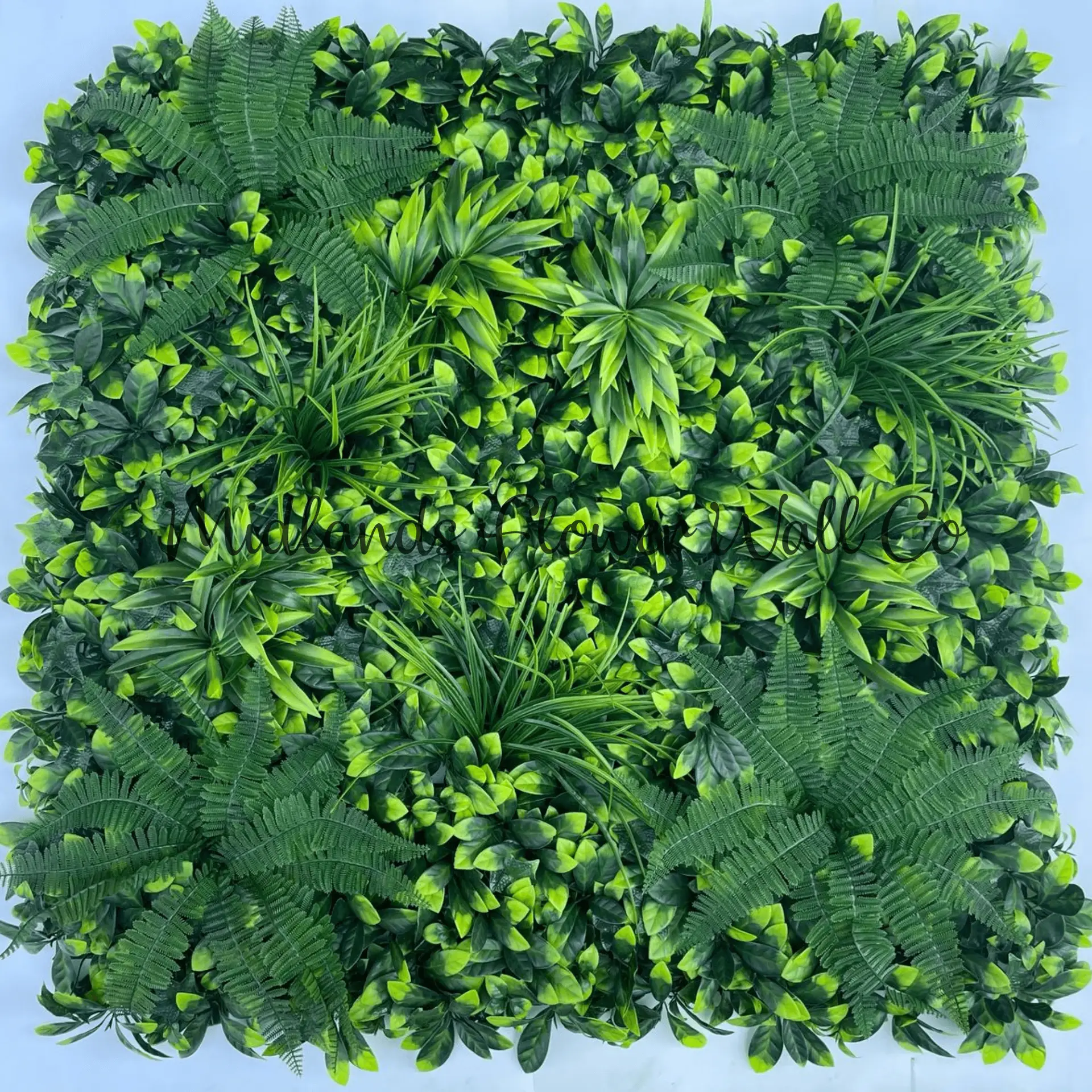 green wall tile